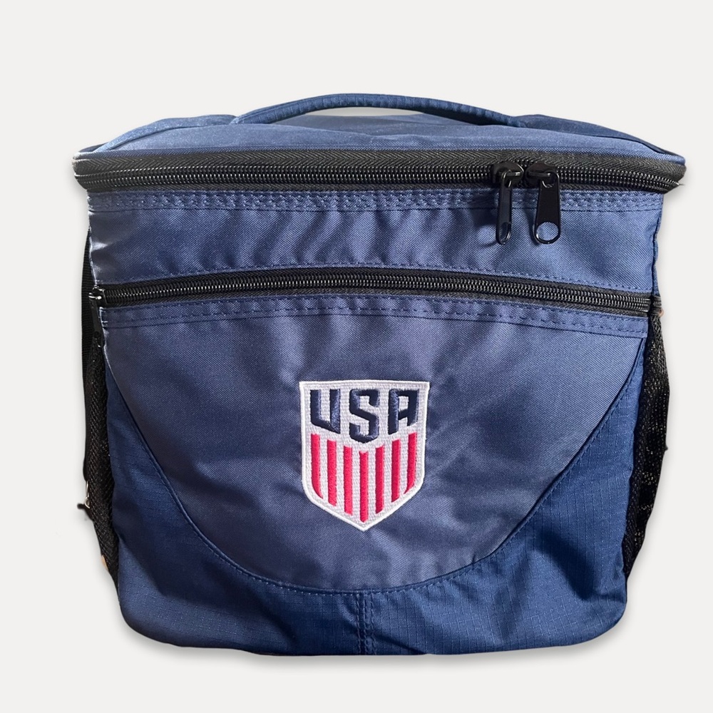 Logo Brands USA National Team 24-Can Cooler - Navy, Navy Officially Licensed